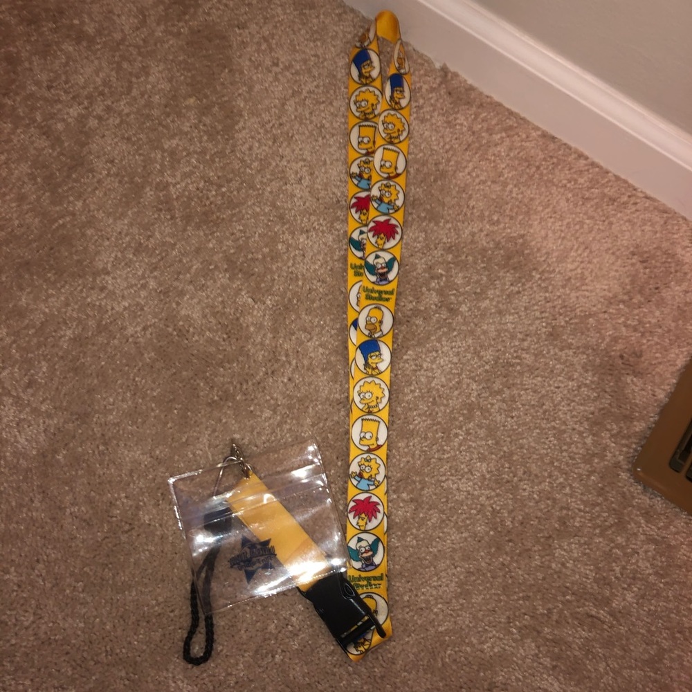 🌼The Simpsons lanyard